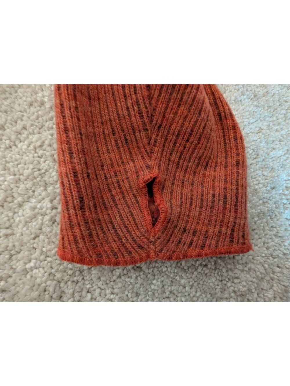 Mountain Hardwear Womens L Wool Blend Orange Sweater For Hiking & Outdoor Activi - Picture 5 of 12
